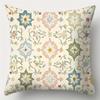 Geometrischer floraler KissenbezugSchlafzimmer Sofa Dekokissenbezug Mit Reißverschluss Weicher Kissenbezug