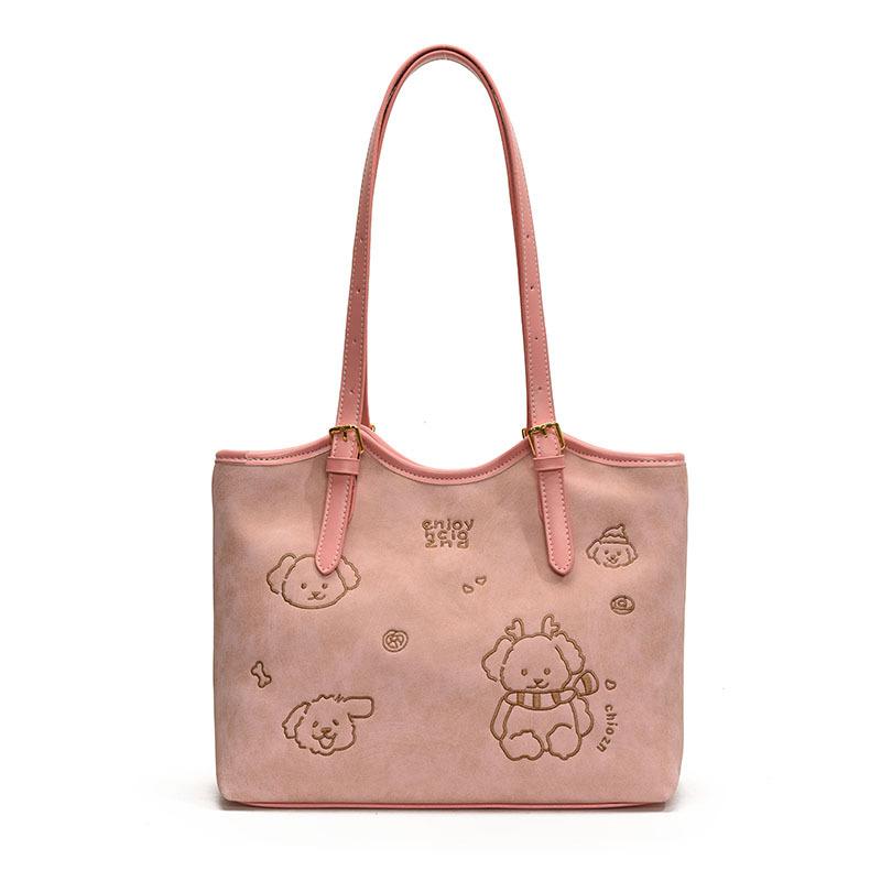 

Large capacity tote bag women s 2025 new fashion bag French niche single shoulder oblique span bag versatile retro backpack розовый