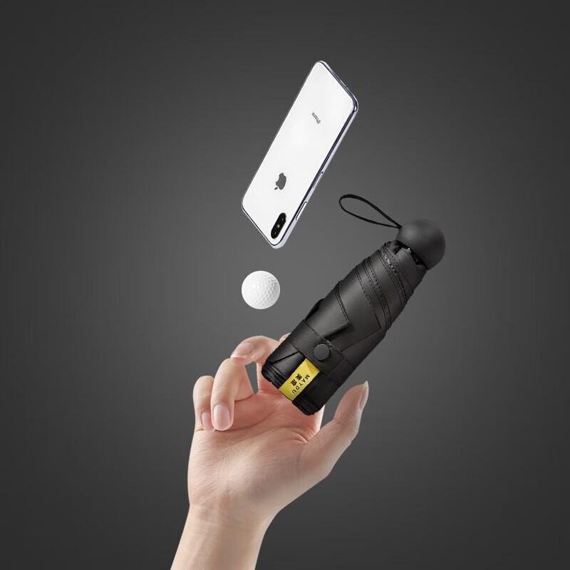 MAYDU Five-Fold Mini Pocket Sun & Rain Umbrella
