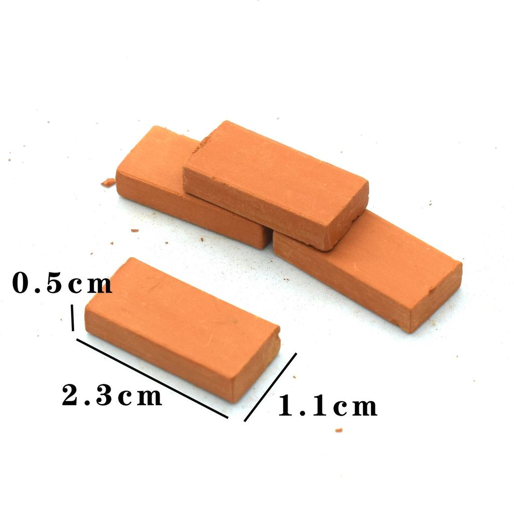 1:Kit de bricolaj cu 16 case de cărămidă în miniatură pentru copii