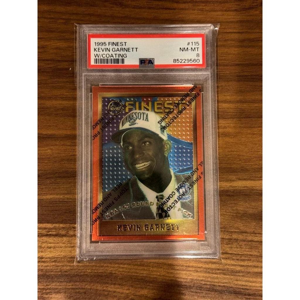 Used Kevin Garnett 1995 Finest PSA 8