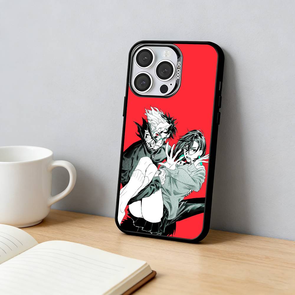

Горячий аниме-дизайн Dandadan Чехол для телефона Для iPhone 17,16,15,14,13,12,11 Plus,Pro Max,XS,Красочный Серебристый Черный Чехол iPhone14