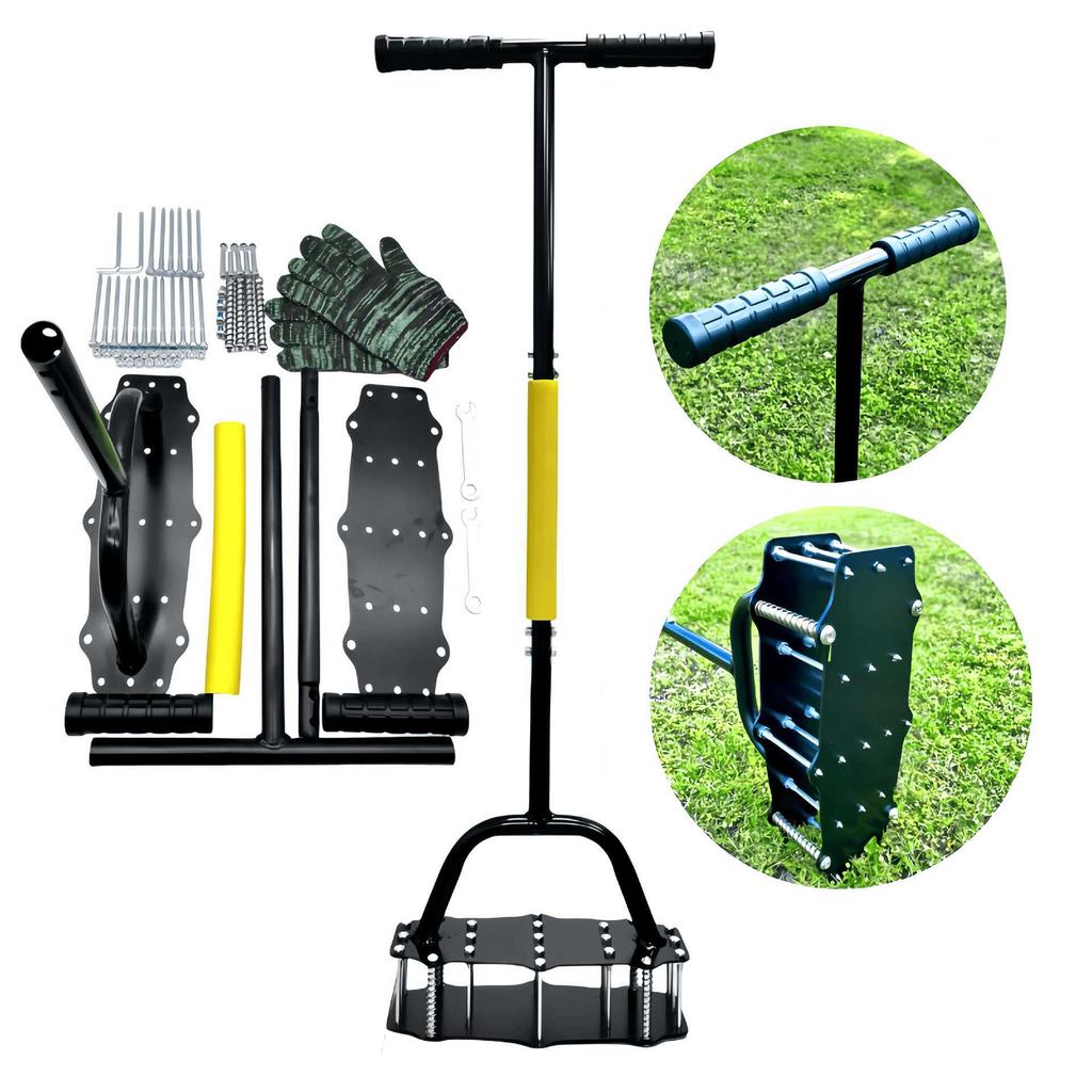 Manual Lawn & Garden Tool for Effortless Aeration and Weeding