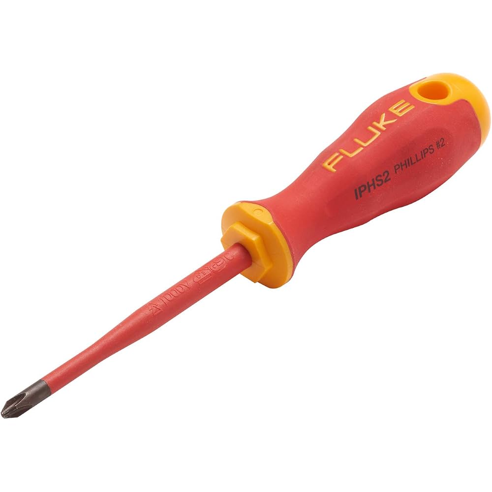 FLUKE Insulated Phillips Screwdriver #2, 4  [Domestic Genuine Product] IPHS2