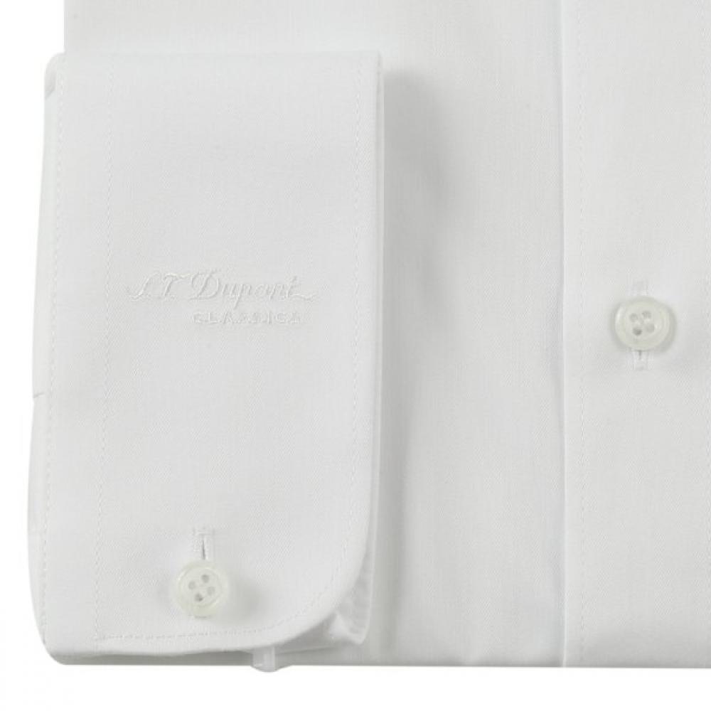 S.t. Dupont Solid White Slim Fit Shirt Se4sm21ls361swh