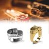 Ring Shape Lighter Alloy Jewelry Accessories Finger Ring Woman Gift Party Outfit