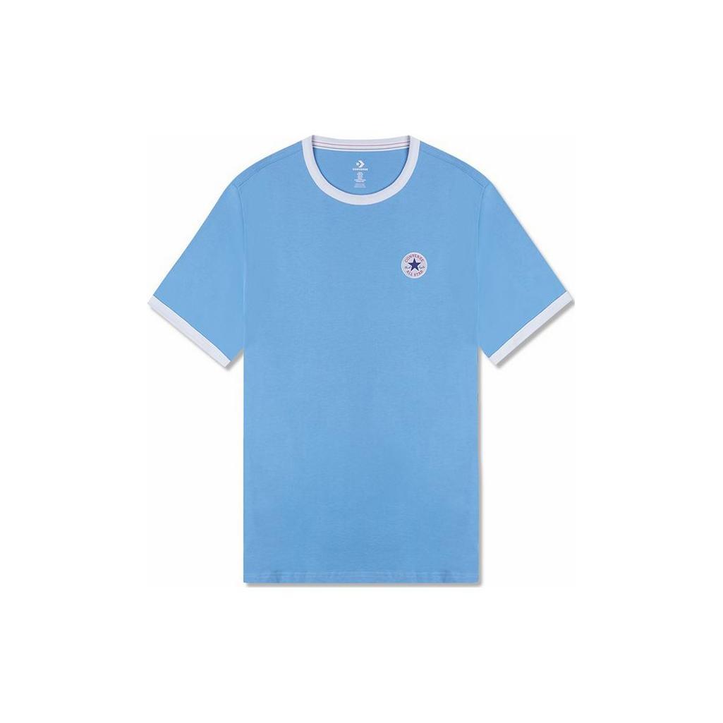 Converse Ringer Short Sleeve Tee Asia Sizing Light Blue Men s 10025909-A01 XL