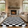 Area Rugs for Bedroom, Upgrade Non-Slip Grey Fluffy Soft Shag Carpet, Indoor Floor Gray Fuzzy Shaggy Living Room Plush Rug for Kids Home Dorm Decor