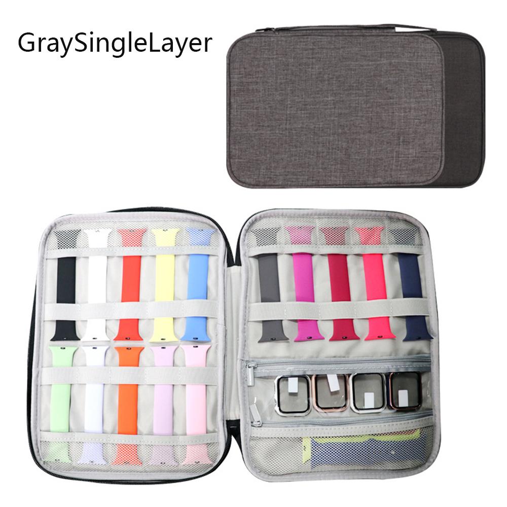 For Apple Watch Watchband Storage Box Travel Pouch Strap Boxes Multifunction Watch Strap Organizer Box Watchband Storage caseQKC