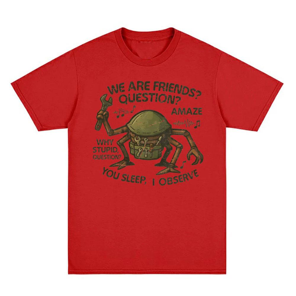 

2026 American science fiction adventure film Tee Project Hail Mary Casual Tees High Quality Graphic T-shirt 100%cotton Anime T-shirt summer Tops XS красный