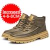 Fashion Increase 8cm Male Shoes Invisible Inner Height Increase Sneakers Men's Shoes Sports Leisure Shoes Elevator Shoes Big Size 37-48