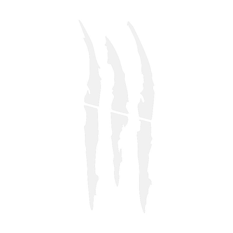 

Универсальная наклейка на мотоцикл, автомобиль, царапина от когтей монстра, светоотражающая, водонепроницаемая, аксессуары для украшения мотоцикла