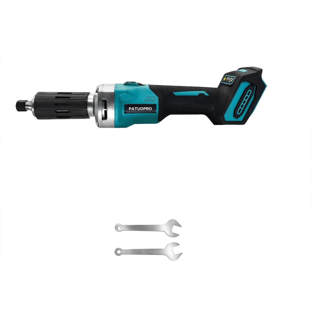 

Бесщеточная электрическая бормашина 6 мм с регулируемой скоростью, аккумуляторный гравер, электроинструмент для аккумулятора Makita 18 В