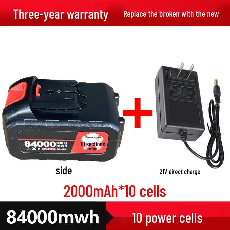 21V Rechargeable Handheld Drill with Large Capacity Lithium Battery