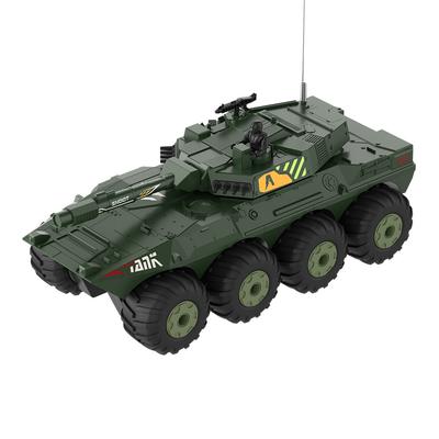 Carro Blindado Anfíbio de Via Fluvial com Controle Remoto Carro Grande de Controle Remoto Presentes para Crianças Brinquedos Modelo de Carroça Blindada