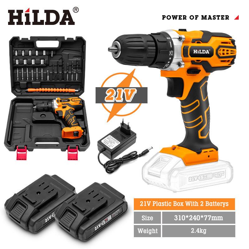 Rechargeable Multifunction Electric Impact Drill and Screwdriver