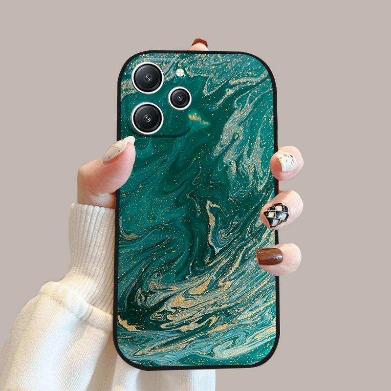 For Redmi 12 4G 5G Silicone TPU Soft Case For Redmi 12R Phone Bumper Cover For Xiaomi Redmi Note 12R 5G Protective Fundas Cases