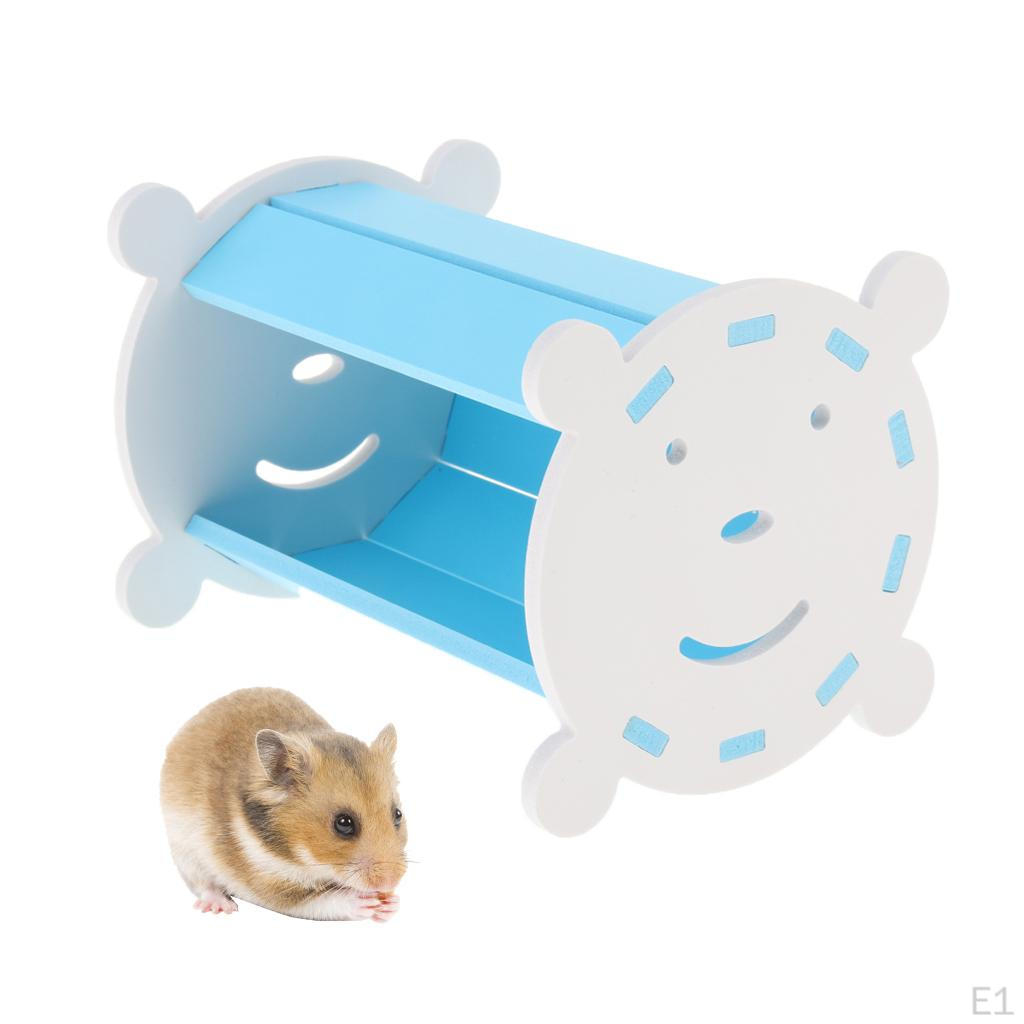 Animals Hideout Hamster House Deluxe Wooden Hut Play Tunnel Toys
