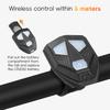 Rechargeable Warning Bike Lights with Turn Signals Cycling Back Light Wireless Remote Control Bike Rear Light for Night Riding