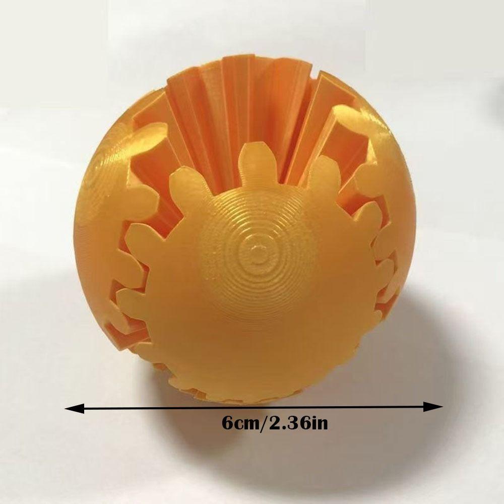 Fidget Toys 3D Printed Gear Ball Anxiety Relaxing Stress Ball New Spin Ball  for Adults Kids Gifts