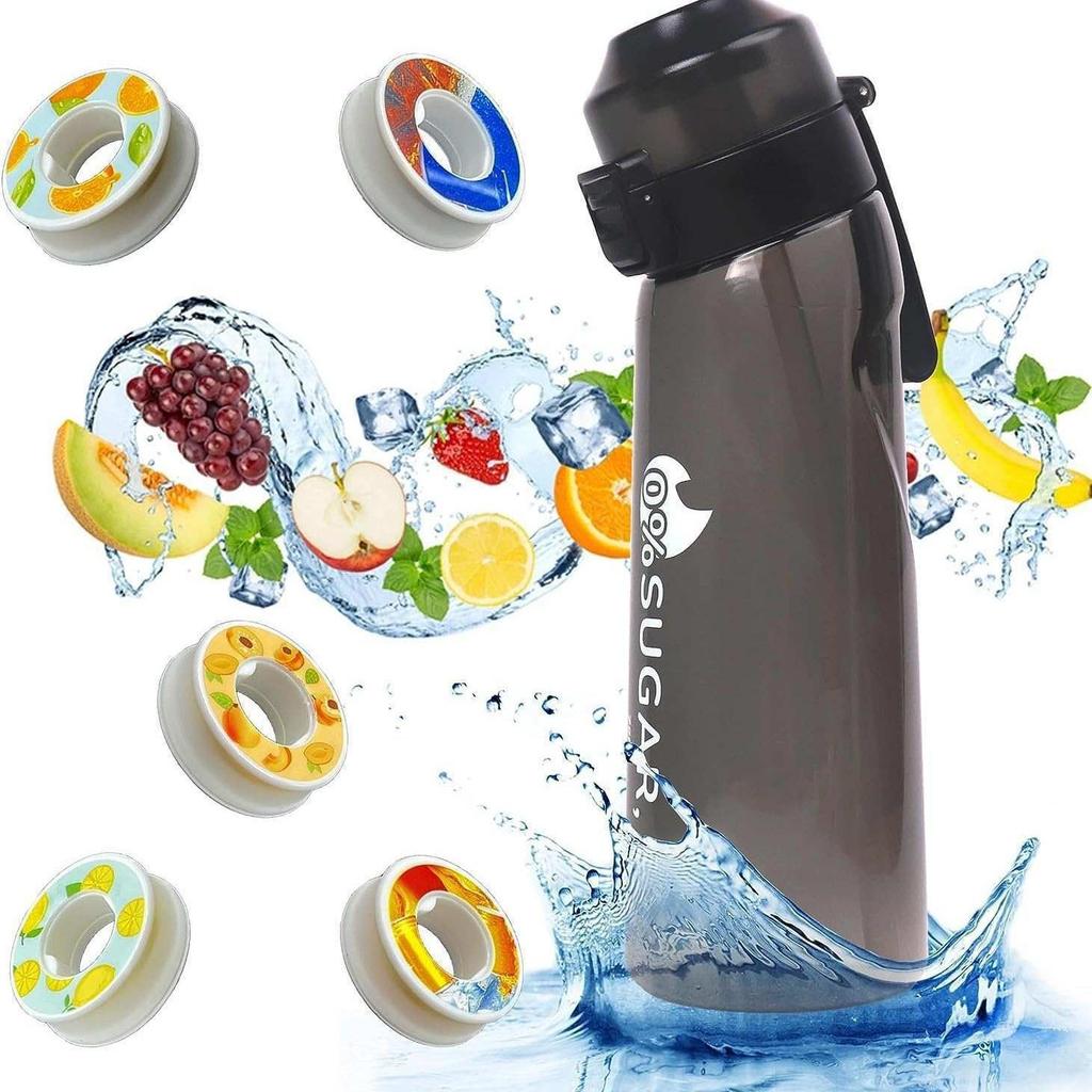 Vonící Tritanová láhev na vodu se slámkou - 650 ml, Plastový kelímek na venkovní sportovní aktivity pro nápoje s ovocem