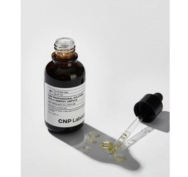 CNP LABORATORY Professionelle Lösung Vita-C Energie Ampulle 50ml, Anti-Aging, Feuchtigkeitsspendend, Koreanische Kosmetik, Kbeauty
