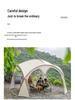Dome Canopy Tent: Multi-Person Sunshade, Weather Protection, Portable for Outdoor Camping.