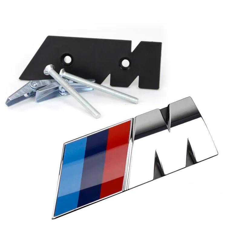 BMW Grille Emblem Car Front Modification M Badge For BMW  E91 X5 E70 F11 E30 F31 X3 F25 E61 E83 X1 E53 E87 F40 F32 E70 F36 E46