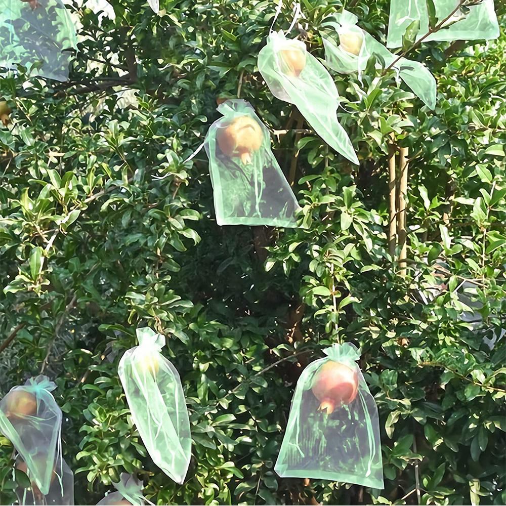 100pcs Fruit Protection Bags with Drawstring for Protecting Fruit and Vegetables