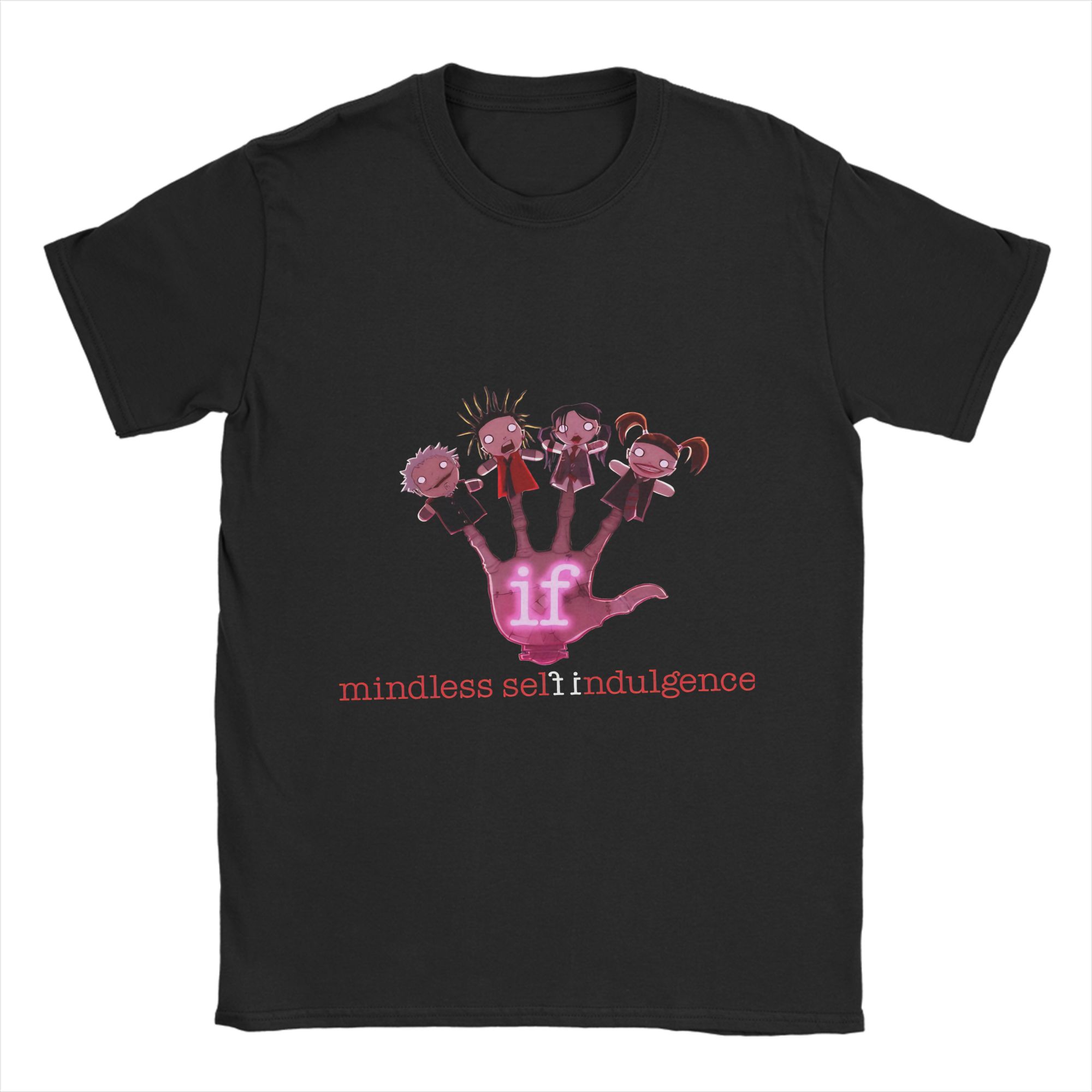 

Men T-Shirts Mindless Self Indulgence Vintage Cotton Tees Short Sleeve T Shirt Round Neck Clothes Gift 5XL різнокольоровий