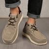 Large size 48 men's shoes Amazon casual loafers men's breathable and light lazy one-pedal light canvas shoes