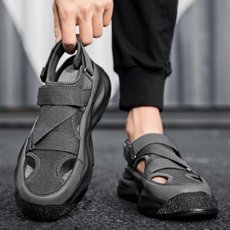 Fashion 2025 Men New Breathable Sports Sandals Fashion Men's Casual Sandals Outdoor Non Slip Beach Sandals Male Platform Sandalias