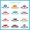 12 Pezzi Occhiali di Carta per Festa di Compleanno Occhiali Divertenti per Travestimento Decorazione per Festa di Compleanno dei Bambini