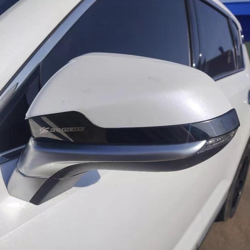 For Changan CS35 Plus 2024 2023 2022 2021 Rearview Mirror Sticker Trim Deco Protector Stainless Steel Accessories