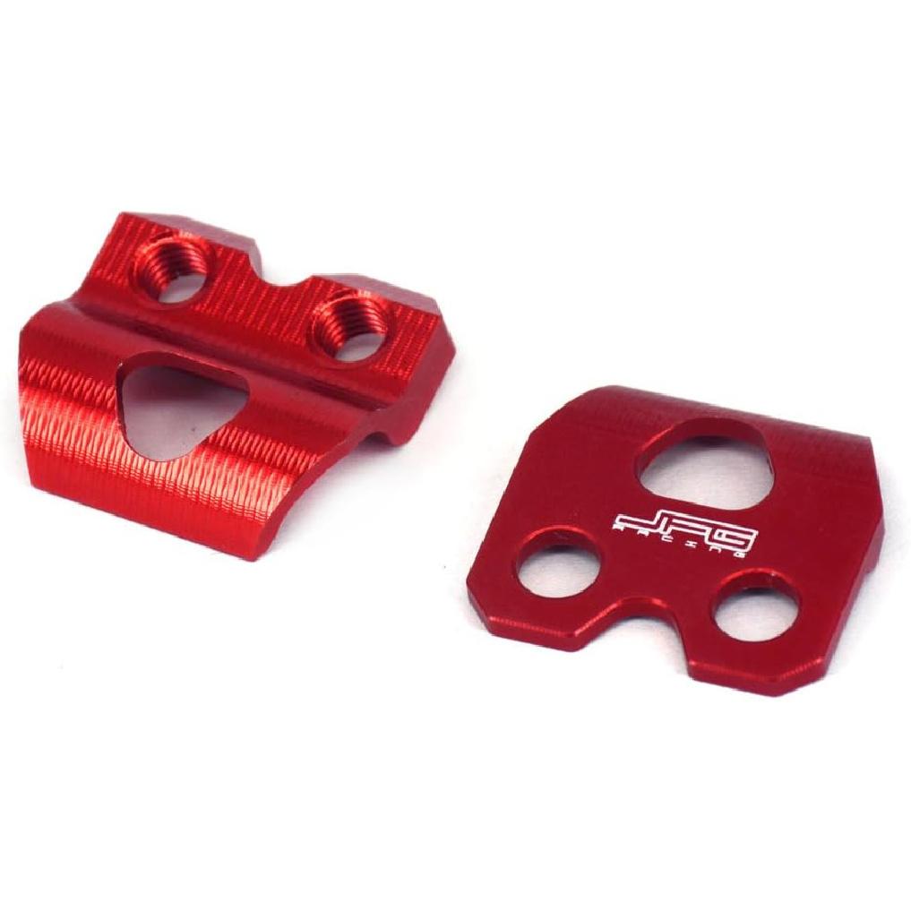 JFG RACING Dirt Bike Brake Line Clamp Aluminum Hose Snap for