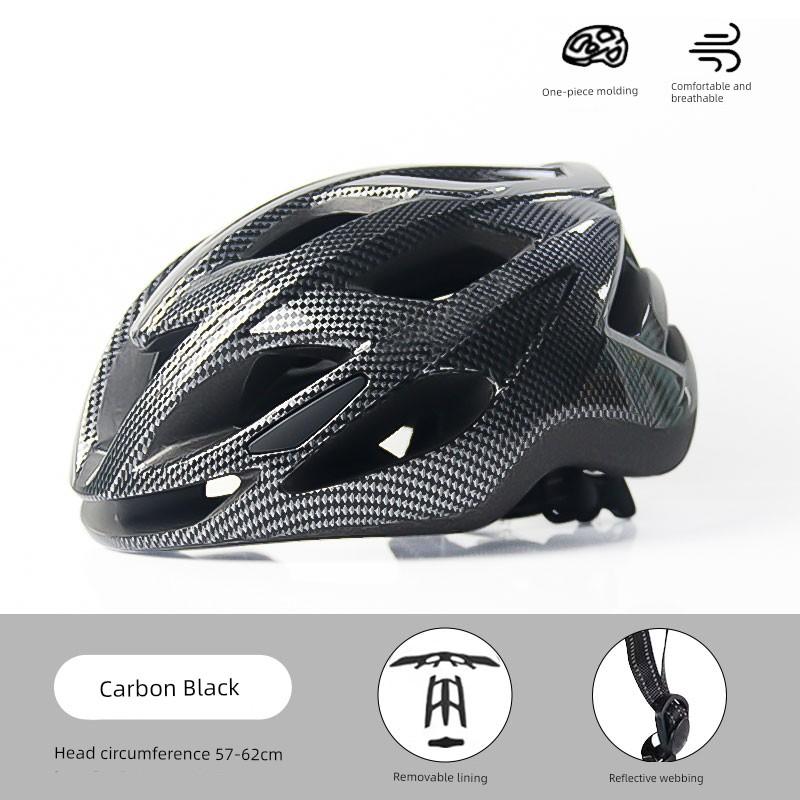 Cycling Helmets, Mountain Bikes, Road Bikes, One-Piece Helmets, Protective Gear, Cycling Equipment, Men and Women, All Seasons