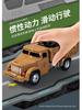 Transforming Robot Truck Toy: Inertial Transporter for Kids