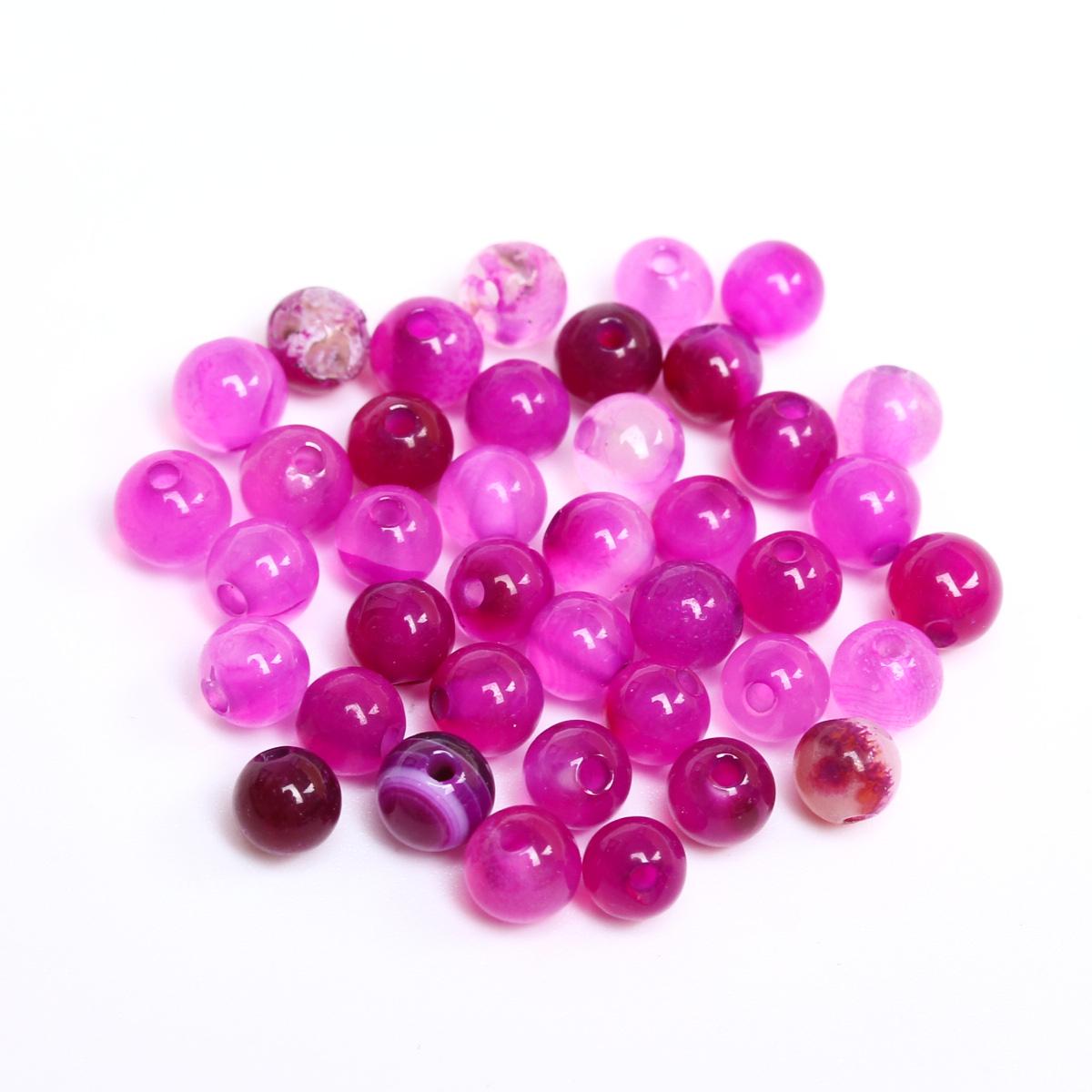 

Камень ручной работы DIY Мода для ювелирных изделий 40/30/20/5 шт. Бусины-разделители 4/6/8/10/12 мм Изготовление ювелирных изделий Бусины Ремешок на запястье Цепочка для мобильного телефона Агаты 6mm/30Pcs