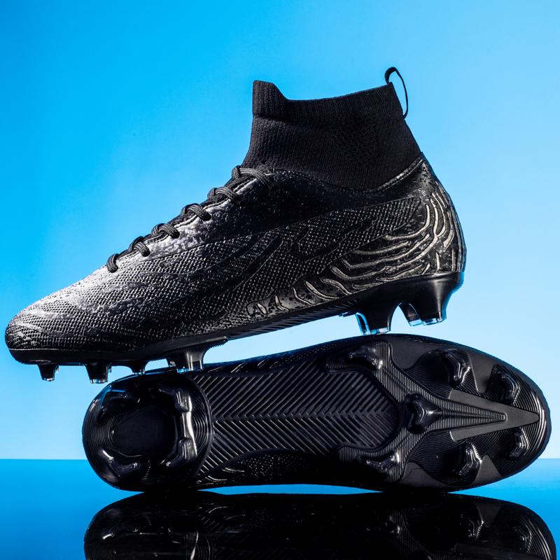 Kid's AG/TF Football Boots High -top Outdoor Nail Large Size Men's Sports Football Boots Soccer Shoes for Men