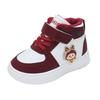 Girls' High-Top Canvas Shoes: Soft Sole, Shock-Absorbing, Anti-Slip Sports Sneakers for Toddlers & Kids - Autumn/Winter 2025 Collection.