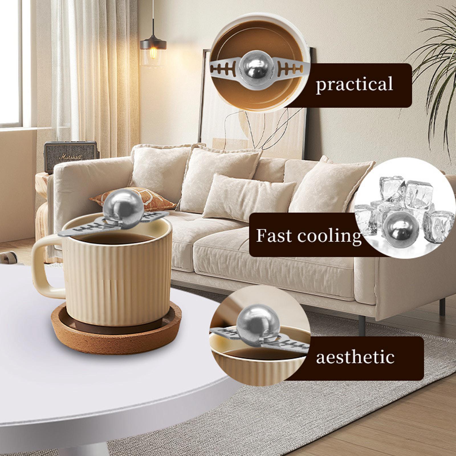 

Coffee Ball Kit Stainless Steel Coffee Ball With Bracket Reusable Cooler One Size белый