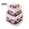 Relaxation Relief Items Birthday Cake Stress Toy, Cute Dessert Decompression Fidget for Miniature Food Models Desk, Novelty Squeeze Gift Car,
