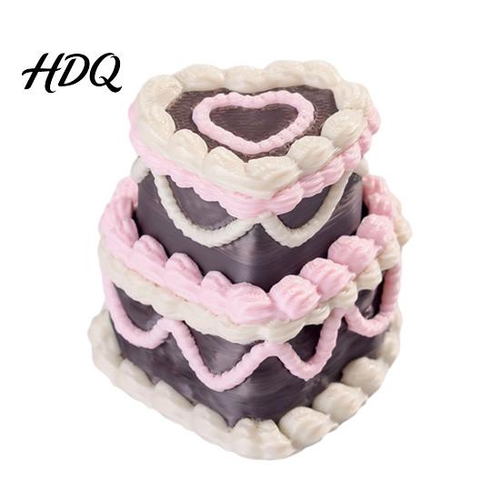 Relaxation Relief Items Birthday Cake Stress Toy, Cute Dessert Decompression Fidget for Miniature Food Models Desk, Novelty Squeeze Gift Car,