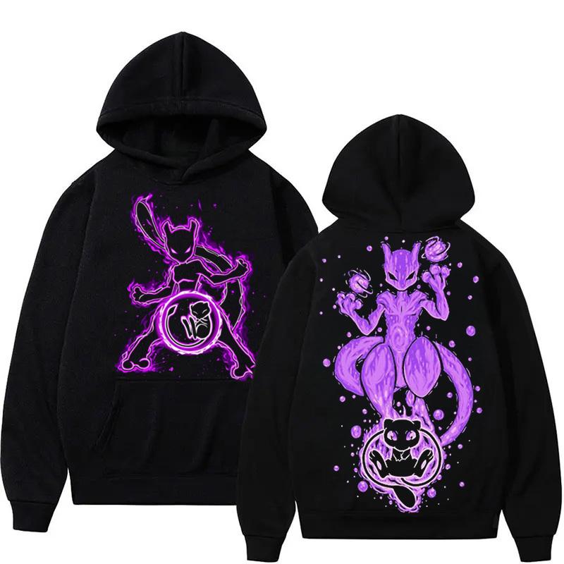 Newest Pokémon Anime Painted Printed Hoodie Men and Women Autumn/Winter New Harajuku Large Size Casual Sweater Top Long Sleeves