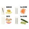 5 In1 Vegetable Fruit Slicer Multifunctional Manual Food Grater Cutter Potato Household Chopper Kitchen Veggie Dicer Gadgets