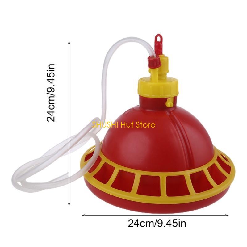 Chicken Feeder Poultry Feeding Equipment Automatic Tool Durable Plastic Feeders D57B