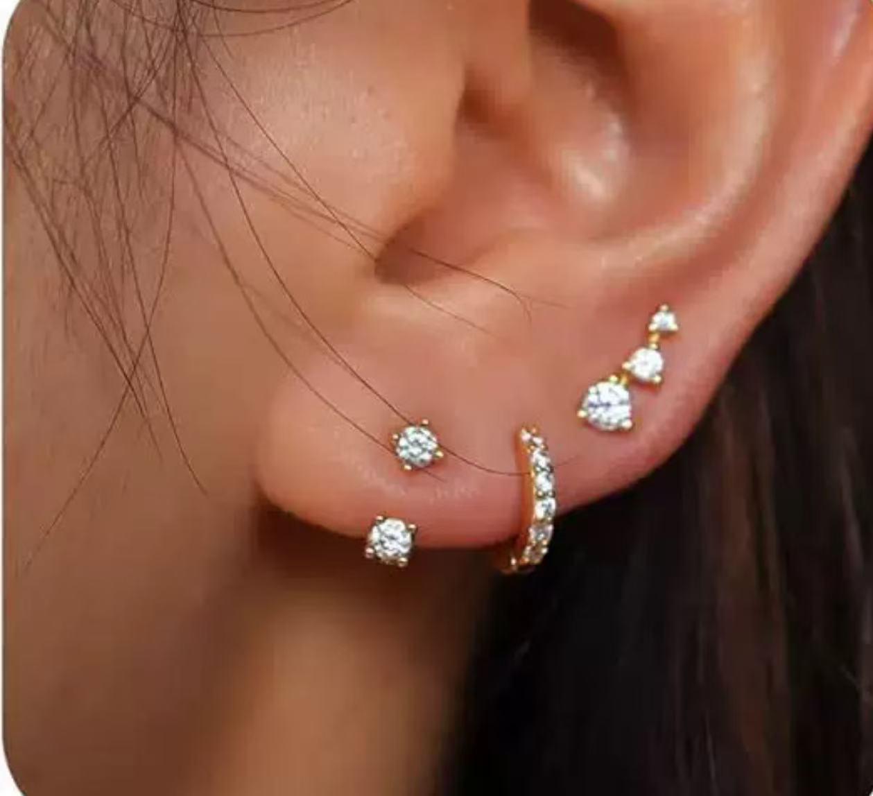 European & American Style Teardrop Hoop Earrings - High-End Niche Fashion