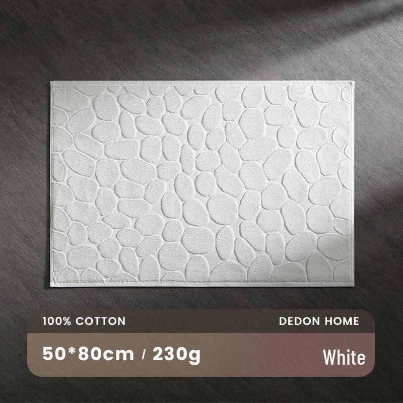 

Luxurious Quick-Dry Non-Slip Bathroom Mat - Water-Absorbent & Antibacterial Rug for Toilet, Hotel-Quality, Thickened Comfort. 80cm x 50cm