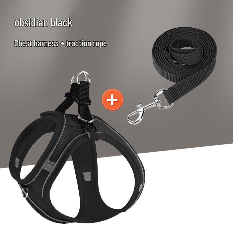 Outdoor Anti-Escape Vest-Style Harness for Cats and Dogs