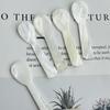 2Pcs, Handcrafted Spoon-shaped Jewelry, White Natural Shell Ornaments, DIY Jewelry Making Accessories, Home Decor Supplies